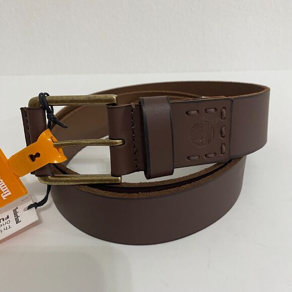 Timberland Brown Casual Genuine Leather Belt 42/44 XL Men's NWT